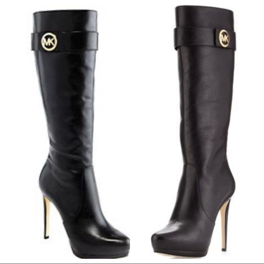Michael Kors Black Heeled Boots
